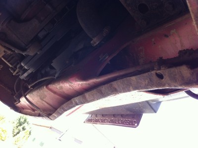 This is where it is slightly bent, underneath the front. Is this bad?