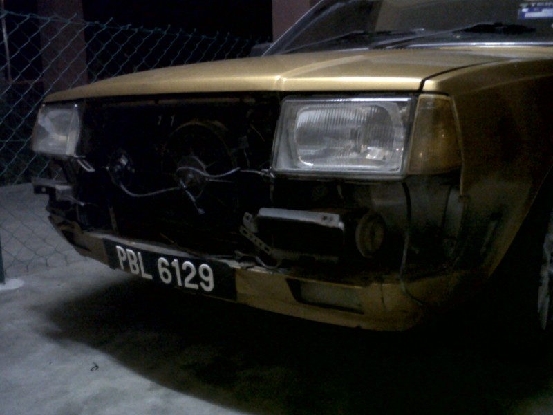 remove front bumper.. hope MKII grill will fit in.