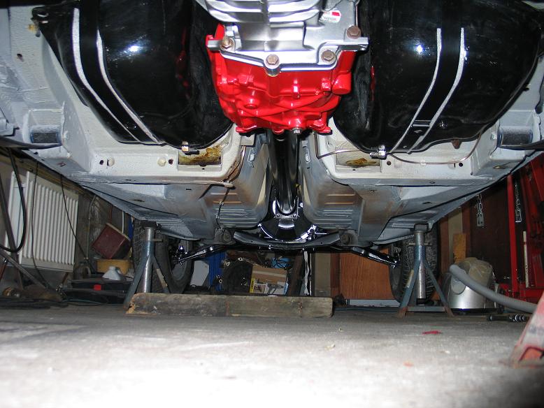 Underside drive installed