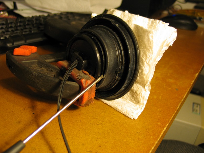 Reassembled the fuel cap with the recoded key